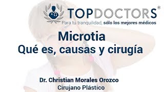 Microtia Qué es causa y cirugía [upl. by Kcarb363]