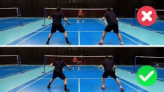 Doubles Defensive Positioning In Badminton  Dos And Donts [upl. by Hguh]