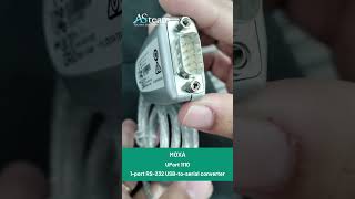 MOXA Uport 1110  1port RS232 USBtoserial converter youtubevideo moxa trendingshorts [upl. by Alleyne]