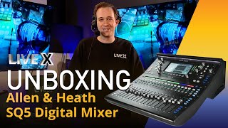 Unboxing Allen amp Heath SQ5 Digital Mixer [upl. by Leonerd]