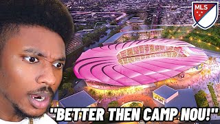 Messis New Home MLS 2023 Stadiums Reaction [upl. by Odlaumor]