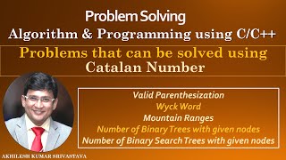 Catalan Number  Problems that can be solved using Catalon Number [upl. by Eninahs]