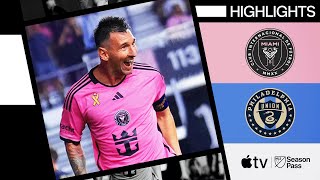 Inter Miami vs Philadelphia Union  Messi is BACK  Full Match Highlights  September 14 2024 [upl. by Sileray]