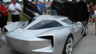 Corvette Stingray Concept Car driving at the NCM [upl. by Harle]