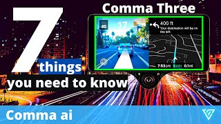 7 Things You Need To Know About Comma Three l Commaai [upl. by Calloway]