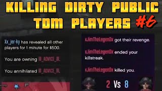 Killing Dirty Public TDM Players 6  GTA Online [upl. by Wagoner]