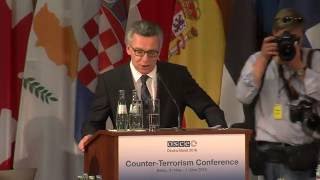 OSCEwide CounterTerrorism Conference 2016 Opening Session [upl. by Chladek564]