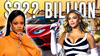 Beyoncé vs Rihanna Who Holds the Crown of Wealth [upl. by Inej]