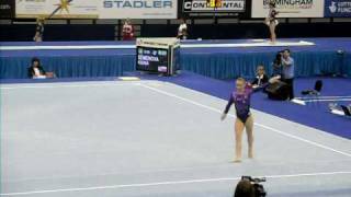 Ksenia Semenova 2010 European Championships Floor Qualifications [upl. by Ximena]