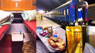 TransSiberian Railway Winter Journey  part 6 Novosibirsk  Tyumen on Belarusian Train № 063Б [upl. by Stoffel]