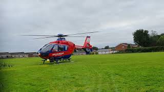 devon Air ambulance taking off [upl. by Eeldarb939]