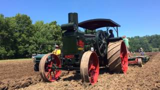 Rumely Oilpull 4060 Z plowing at 2017 Rushville Indiana tractor show [upl. by Jentoft]