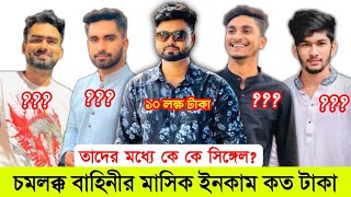 প্রতিমাসে চমলক্ক বাহিনীর সদস্যরা কে কত টাকা ইনকাম করেন  Chomolokko Bahini Income  Riyaz Mohammed [upl. by Manly]