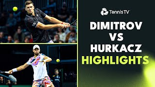 Grigor Dimitrov vs Hubert Hurkacz Brilliant Match  Rotterdam 2023 Highlights [upl. by Di]