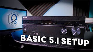 BASIC 51 SYSTEM SETUP  Home Theater Basics  Sony Klipsch [upl. by Melisse]