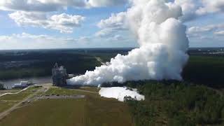 Space Launch Systems RS25 Flight Engine Test Fired by NASA [upl. by Narda]