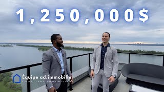 Visite dun condo de 1250000  RiveSud de Montréal Brossard Québec [upl. by Leola91]