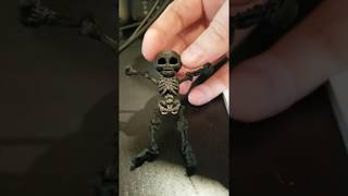 3D PRINTED DANCING SKELETON ULTIMAKER 3 EXTENDED EDITION Printed in 1 piece and moves freely [upl. by Allemac]