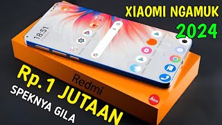 Rp1Jutaan RAM 8GB128GB BATERAI BADAK CHIPSET GAME  HP XIAOMI Rp1 Jutaan TERBARU 2024 [upl. by Aikaz]