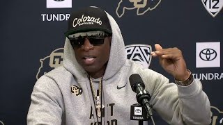 DEION SANDERS POSTGAME LIVE COLORADO VS UCF [upl. by Harvison]