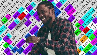 Kendrick Lamar Alright  Rhyme Scheme Highlighted [upl. by Gallager]