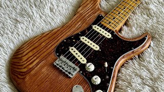 Lollar Specials staggered poles in an old hardtail strat [upl. by Aicnatsnoc573]