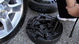 How To Change A Flat Chevy Tire  Sunrise Chevrolet [upl. by Olen]