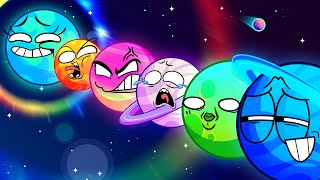 Tickle Tickle Zombie Planets Song 🌏 Funny English for Kids animation kids [upl. by Sethi]