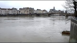 CorbeilEssonnes  La Seine en crue  220118 [upl. by Hadnama]