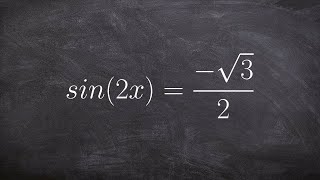 Solving trigonometric equations with multiple angles [upl. by Geraldina686]