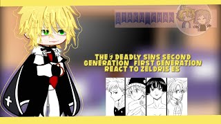 the 7 deadly sins second generationfirst generation react to zeldris as original idea Otakuchan [upl. by Levon]