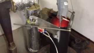 first running of the quotPyrotouchquot feeding the DriZzleR Gasifier [upl. by Pegeen]