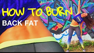 How To Burn Back Fat and Tone Your Waist [upl. by Euqram]