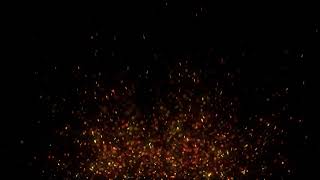 Fire Dust Particles Sparks Black Screen Effects Background HD 1080p [upl. by Lenoel]