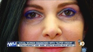 San Diego woman Concetta Antico diagnosed with super vision [upl. by Nauqed]