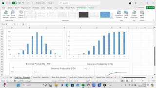 Create a binomial distribution in Excel [upl. by Stelu]