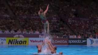 Synchronized Swimming Lift Medley  short version [upl. by Ostraw]