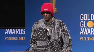 Snoop Dogg Bumbles Through Golden Globe Nominations [upl. by Latsyrc]