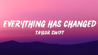 Taylor Swift  Everything has changed Lyrics ft Ed Sheeran [upl. by Dera]