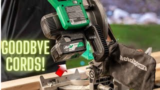 All NEW Metabo HPT 18V 10quot Miter Saw  Is This The End of Corded Miter Saws  C1810DFA [upl. by Stark]