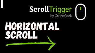 How To Add Horizontal Scroll To Your Website Using GSAP ScrollTrigger [upl. by Esinehc]