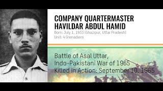 Param Vir Chakra Company Quarter Master Havildar Abdul Hamid [upl. by Rezal]