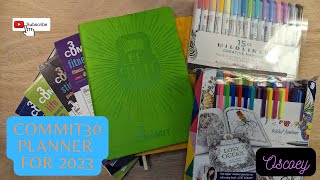 Planner Update April 2023  Commit30 and Passion Planner [upl. by Nnazil]