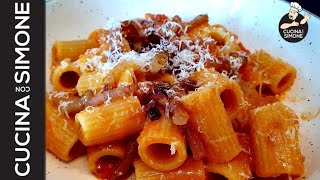 Pasta allAmatriciana  Ricetta depositata dal comune di Amatrice😱 [upl. by Eidna661]