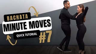 Bachata Minute Moves  Bachata Shoulder Turn  Demetrio amp Nicole  Bachata Dance Academy [upl. by Ailedo808]