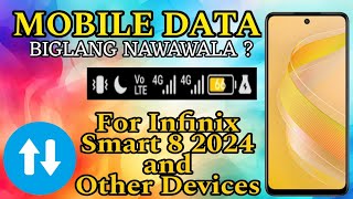 PAANO IBALIK ANG NAWALANG MOBILE DATA CONNECTION INFINIX PHONE MO  100 LEGIT [upl. by Penney]