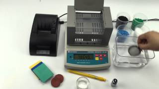 Demo video for raw plastic granule density meterdensitometerdensimeter [upl. by Llenet]