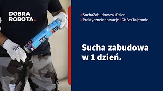 Nowa jakość montażu płyt kartonowogipsowych za pomocą Pianokleju do płyt GK [upl. by Noeruat]