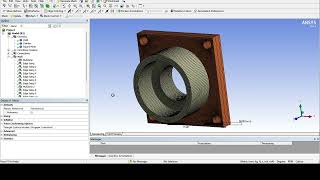 Uniform Hexahedral Meshing Mapped Mesh  Structured Mesh of a Welded Flange in Ansys Workbench [upl. by Stilla]