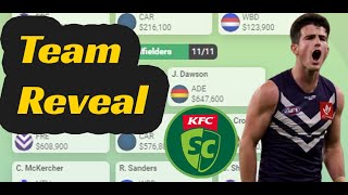 SUPERCOACH OPEN TEAM REVEAL  SuperCoach 2024 [upl. by Nwahsiek]